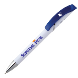 Plastic Printed logo Pen A-Starco Elite Retractable Pens with ink colour Blue/Black Refill